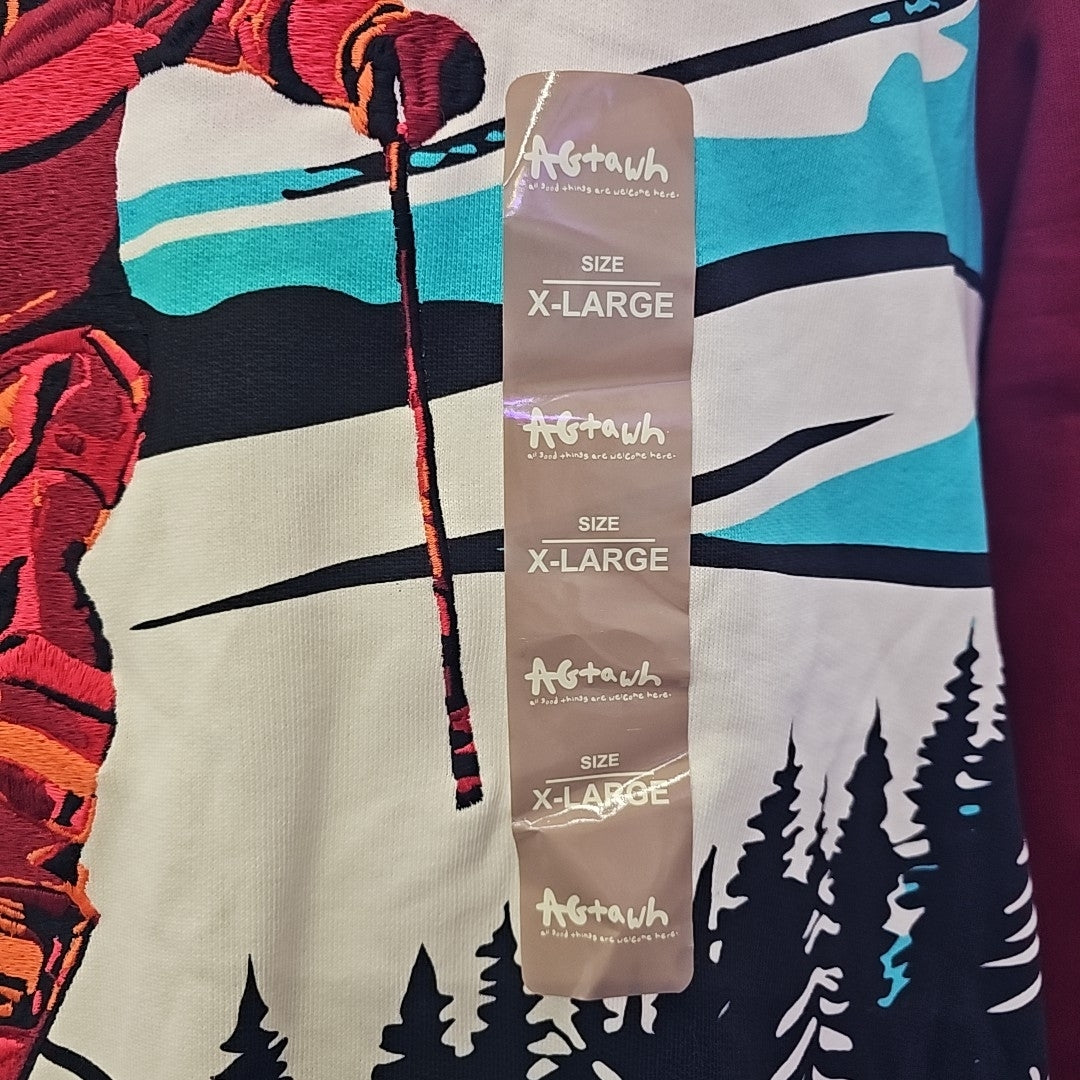 AGTAWH Size XL Red New MENS Long Sleeve Shirt