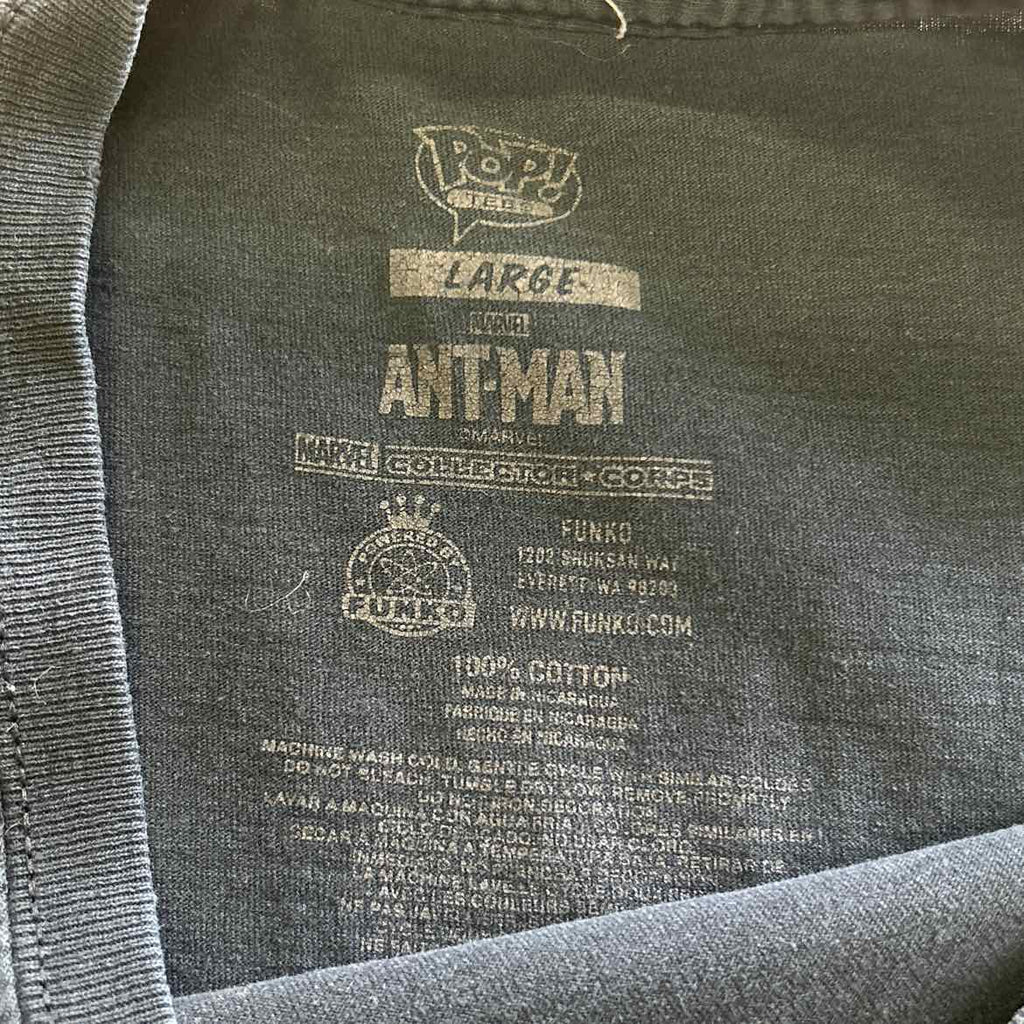 Marvel Size L Black Preloved T-Shirt SS