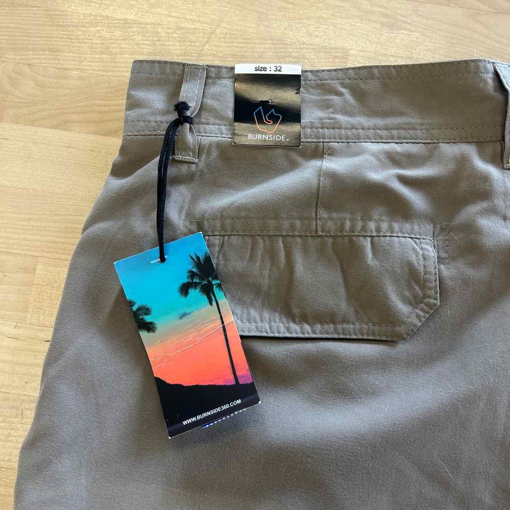 burnside Men's Size 32 Brown MENS Shorts