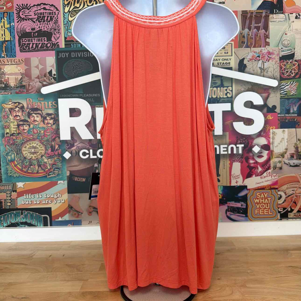 Jones New York Size XL Embroidered Halter Top