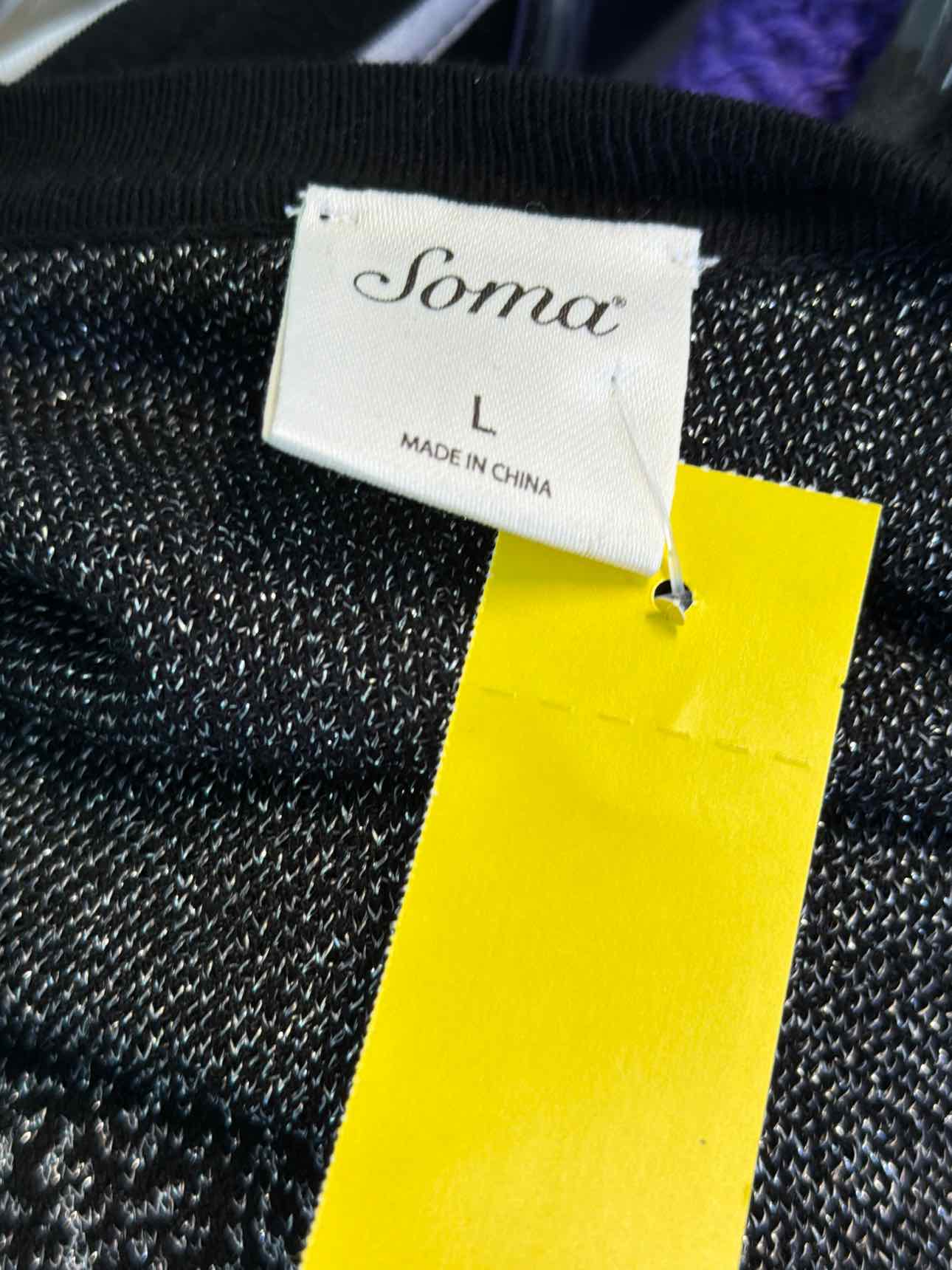 Soma Size L silver/black Duster