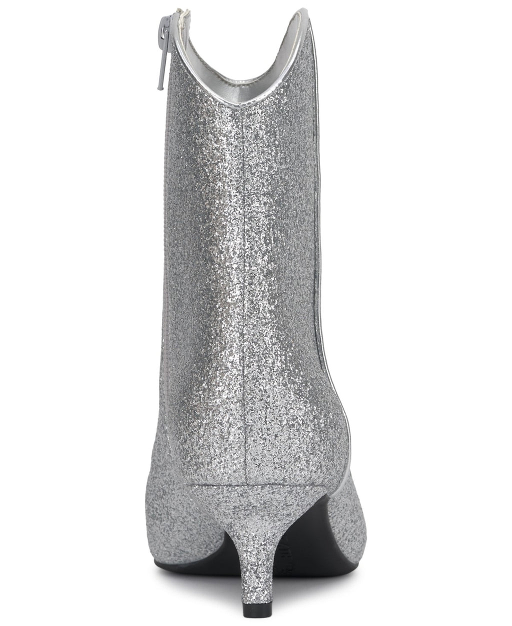 On 34th Aatira Tulip Booties Silver Glitter Size 7M