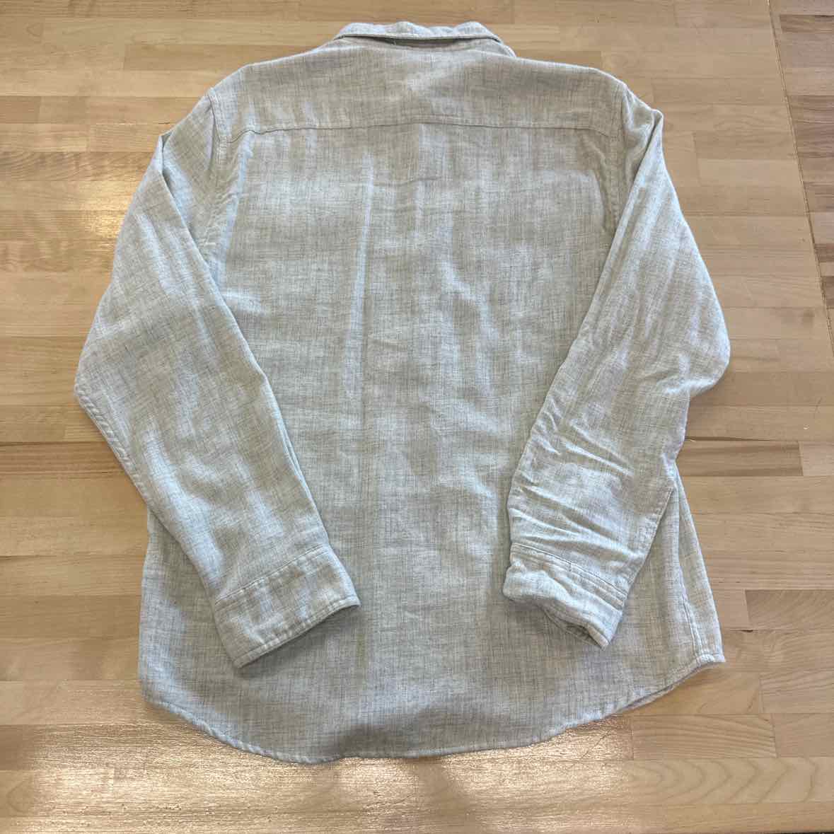 Sonoma Size M Gray MENS Button Down Shirt