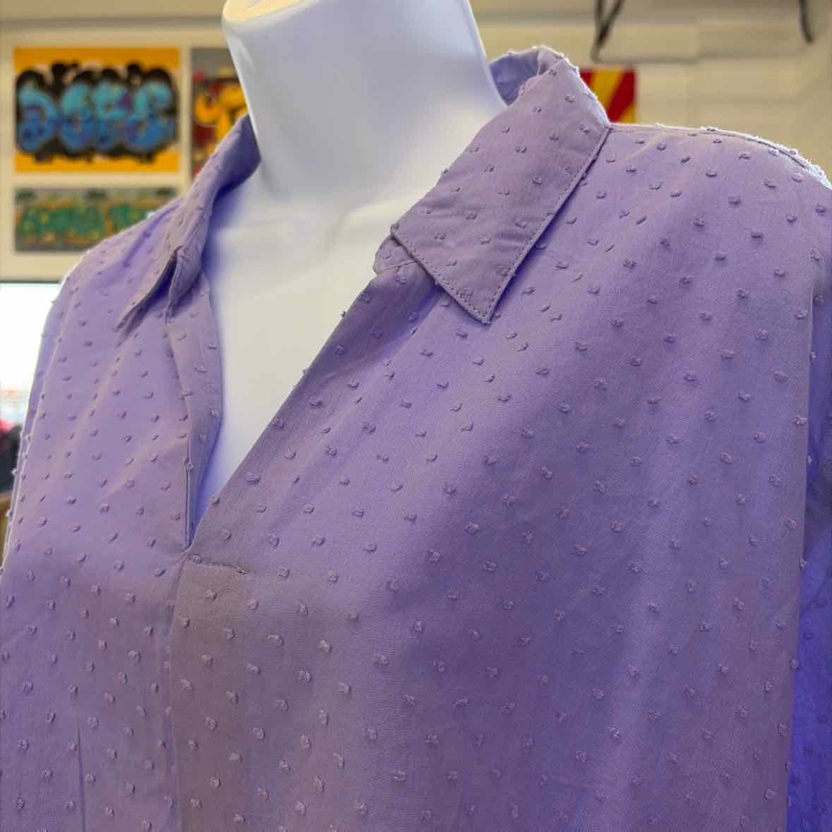 lee Size XL Purple Used Blouse