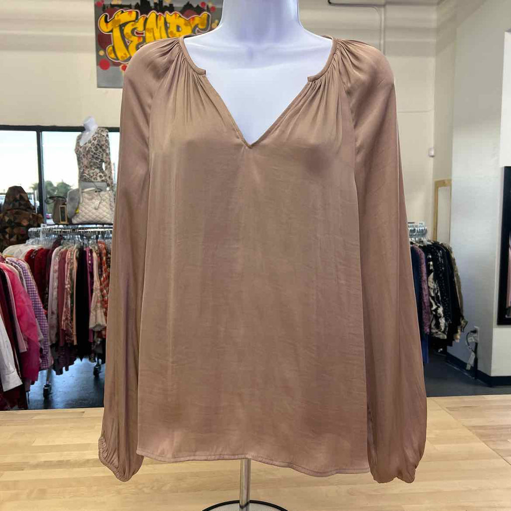 Banana Republic Size M Tan Blouse