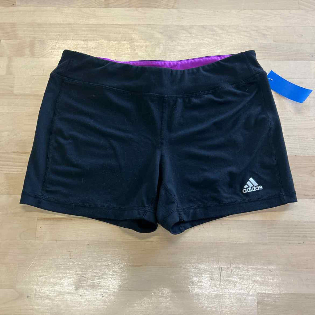 Adidas Women Size M Black Preloved Shorts