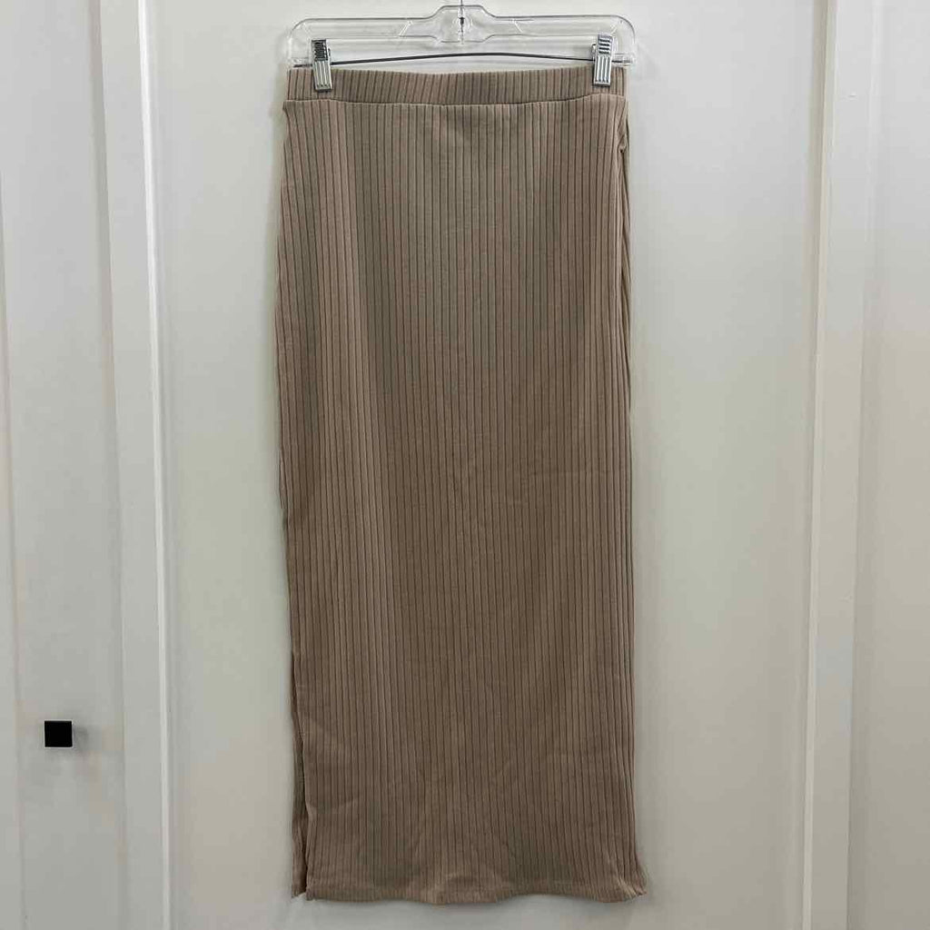 Princess Polly Size 8 Beige Skirt