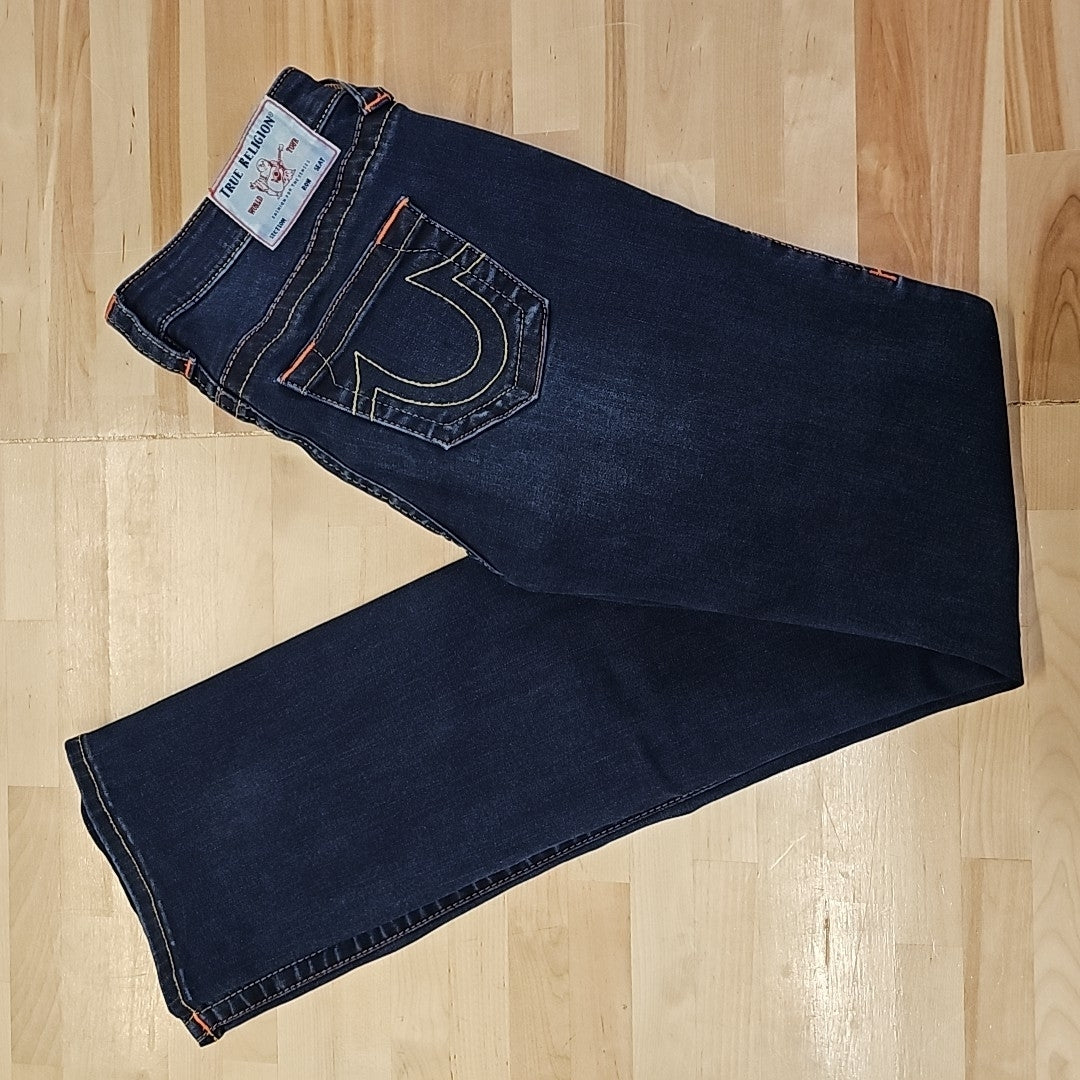 True Religion Size 28 Blue Denim Used Jeans