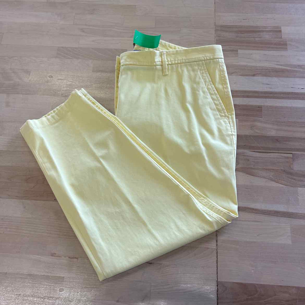 Talbots Size 16P Yellow Preloved Pants
