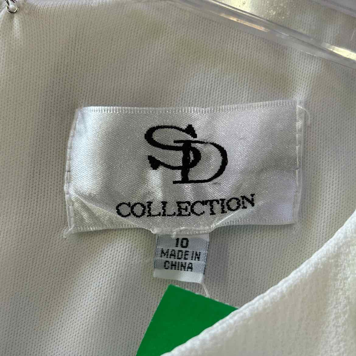SD Collection Size 10 White Preloved Dress