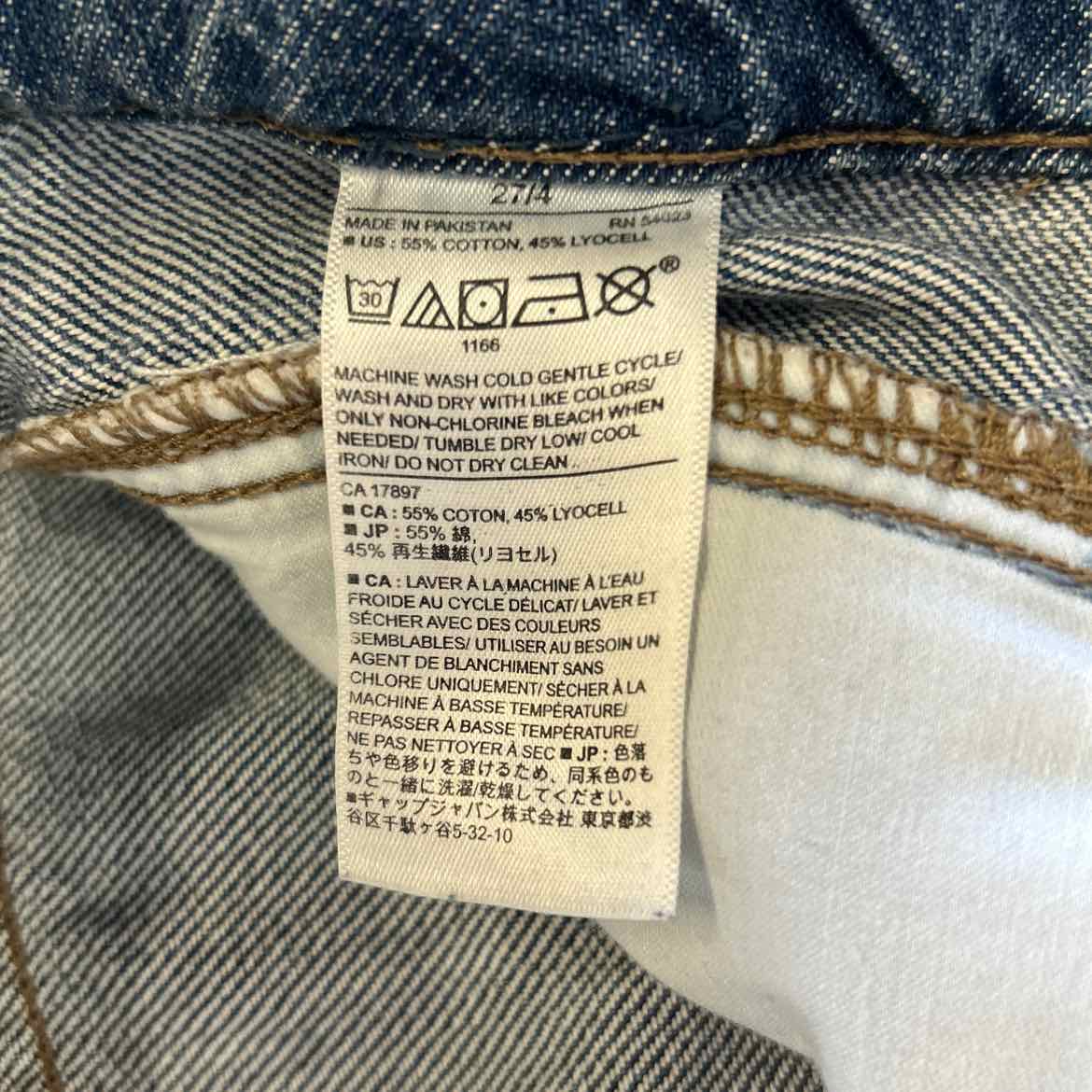 Banana Republic Size 4 Blue Denim Preloved Jeans