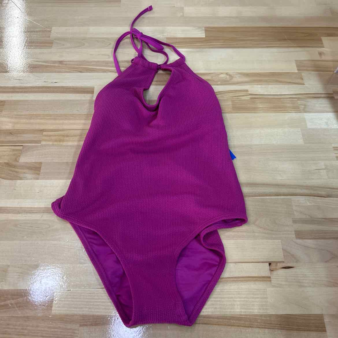 Roxy Juniors' Aruba Halter One-Piece Swimsuit - Wild Aster Pink
