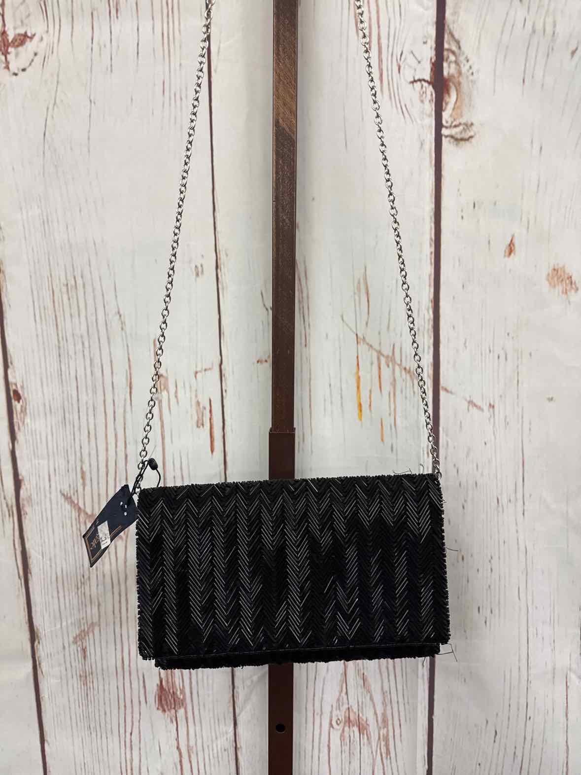 La Regale Womens Cressida Herringbone B Black