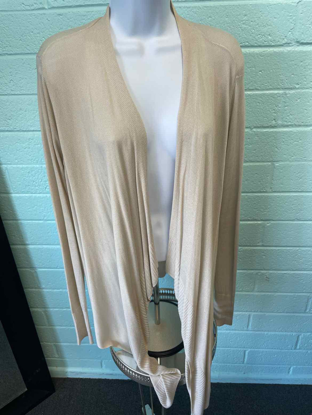 MNG Size L Beige Cardigan