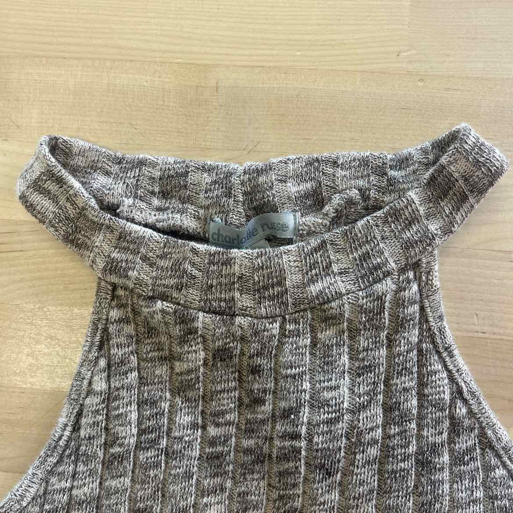 Charlotte Russe Size S Beige Preloved Halter