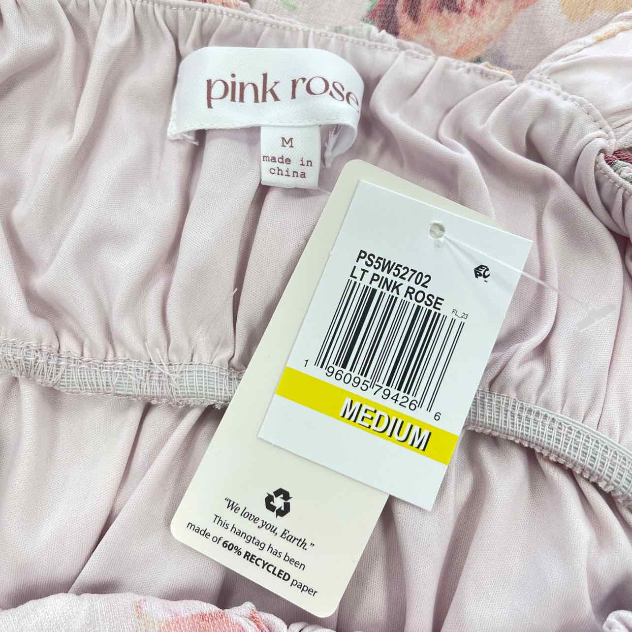 pink rose Size M Pink New Dress