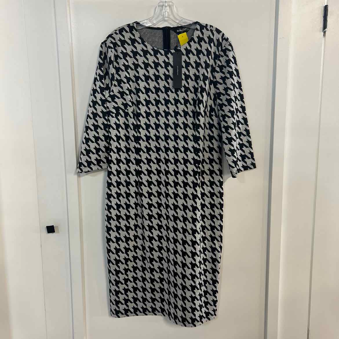 Allegra K Size L Black White Preloved Dress