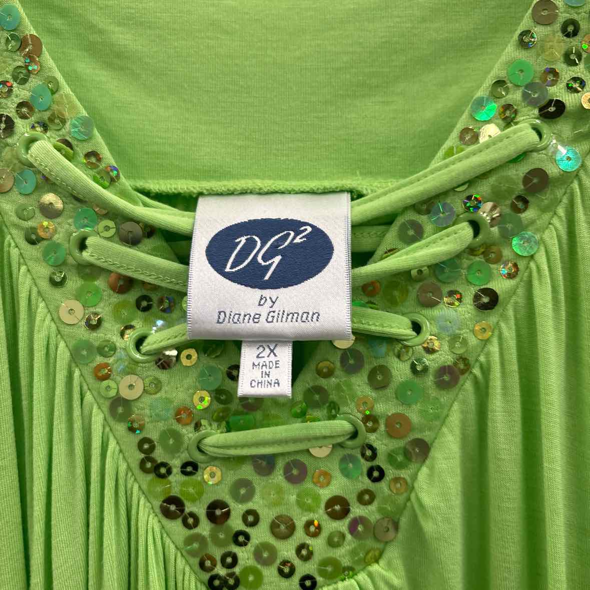 DG2 Size 2X Green Poncho