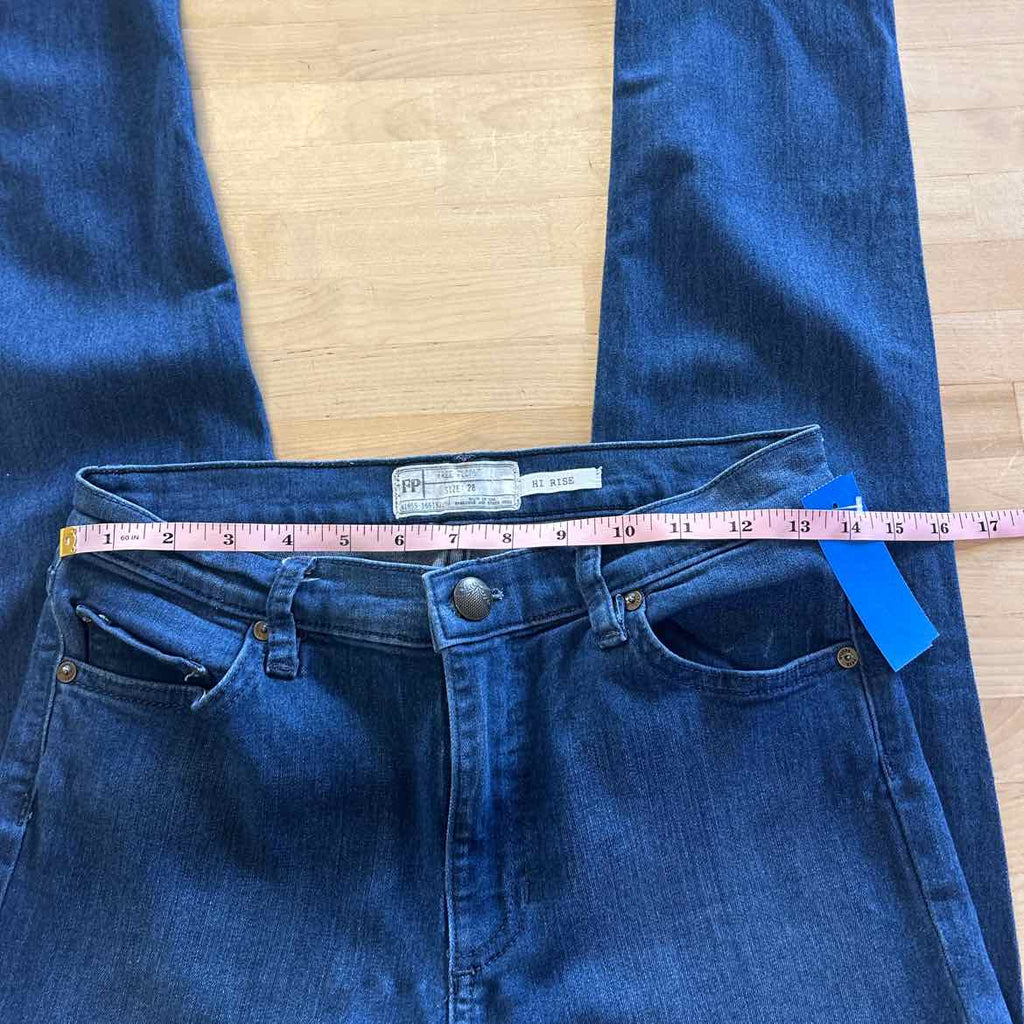 Free People Size 28 Blue Denim Preloved Jeans