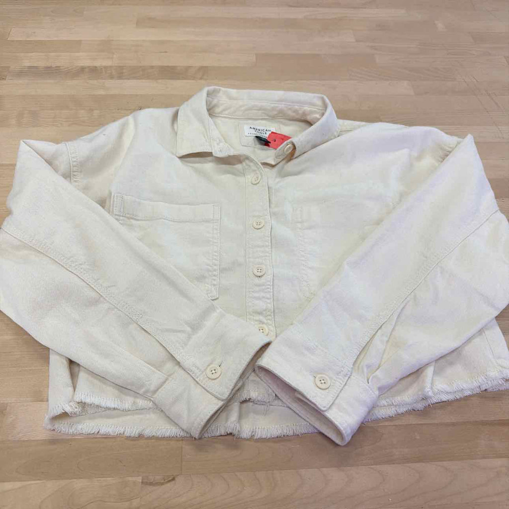 American Eagle Size XS Tan Denim Preloved Jacket