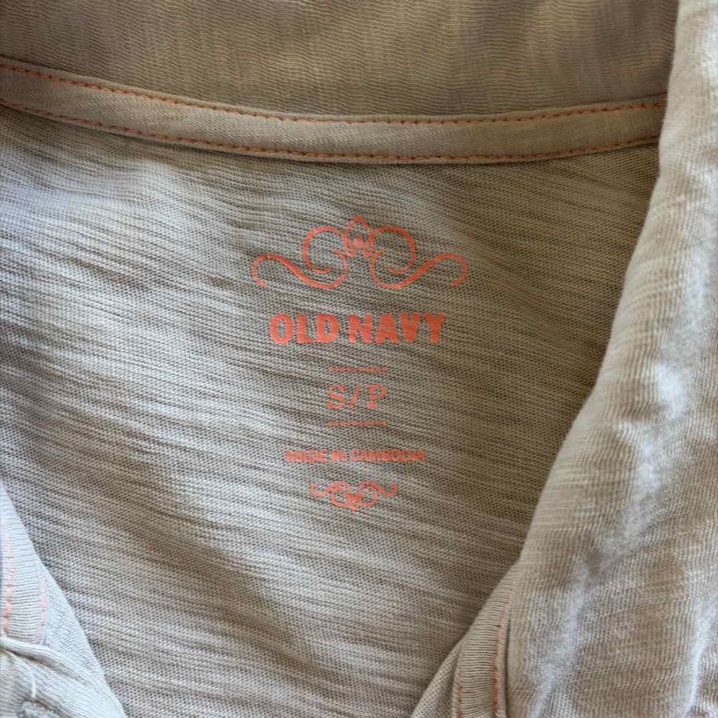 Old Navy Size S Beige Preloved Polo