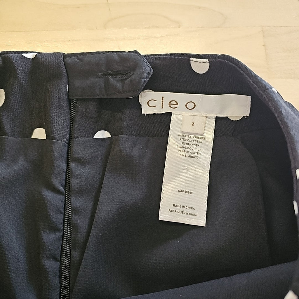 Cleo Size 2 Black New Skirt