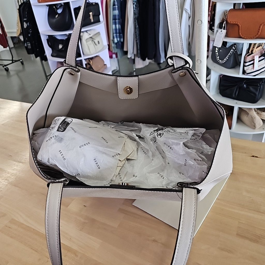 Guess Jeans Beige Polyethylene Women Handbag