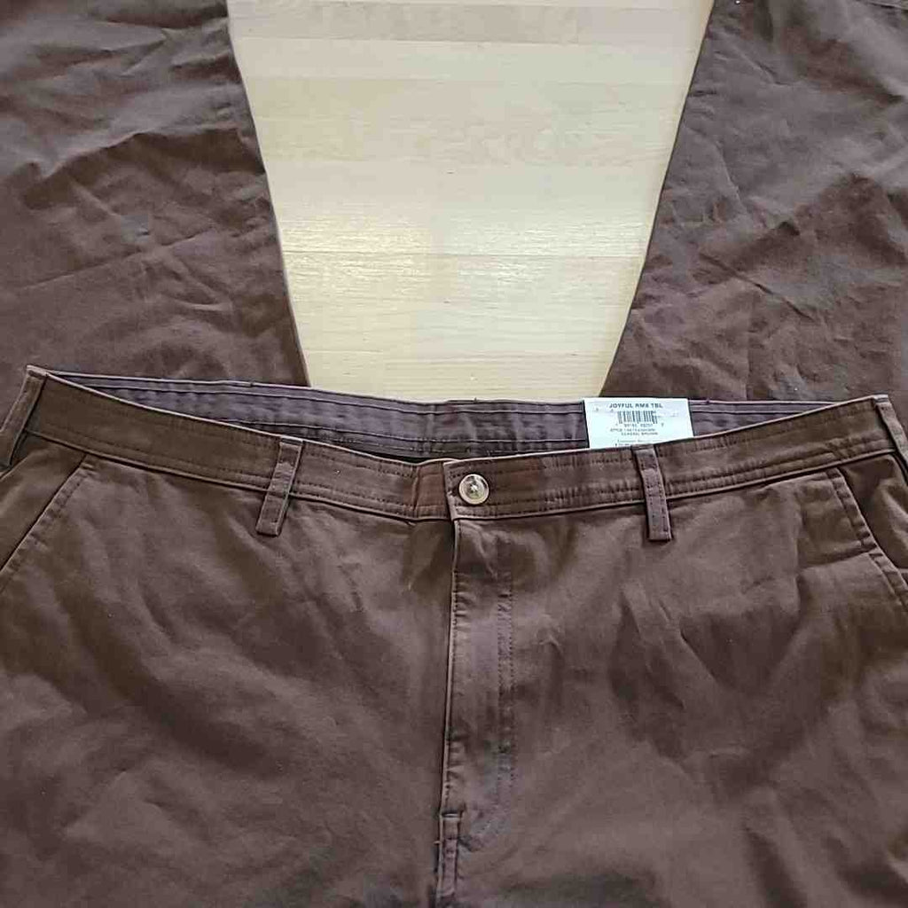 Club Room Men's Size 40 Regular-Fit Stretch Cargo Pants Classic Brown
