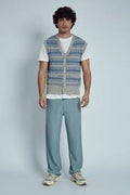 Native youth Size M Blue New MENS Vest