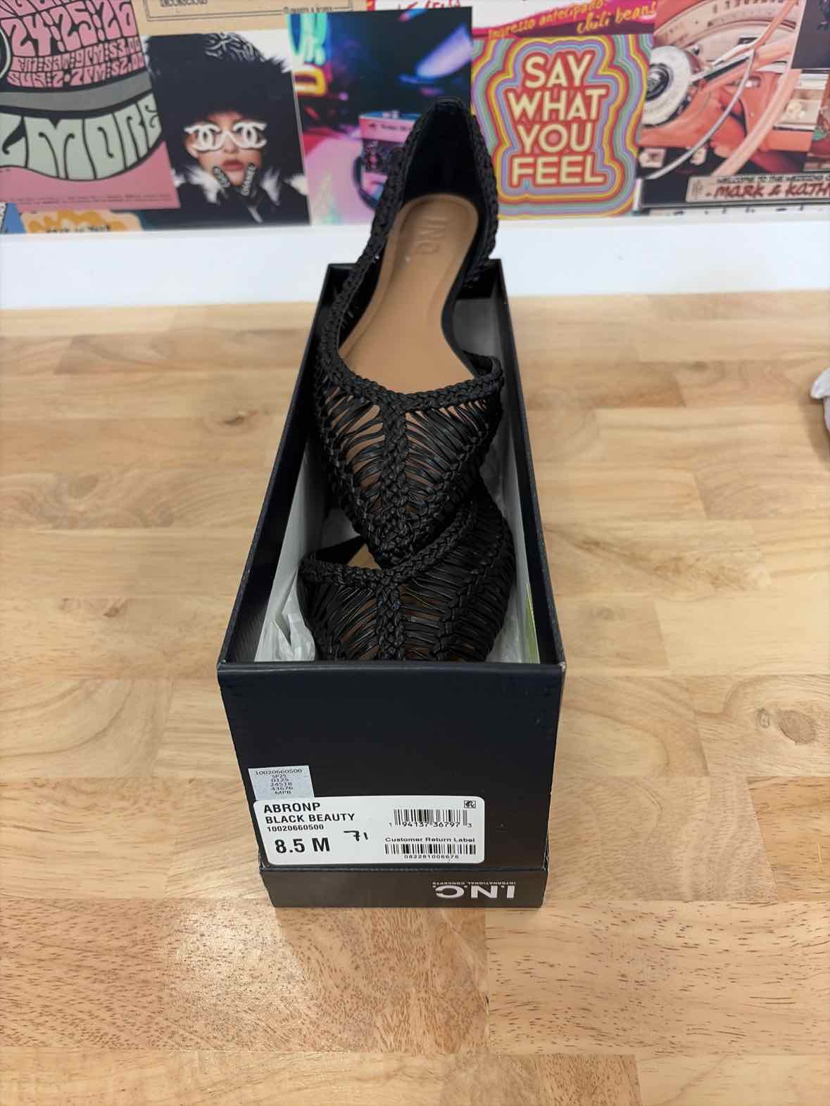 INC Size 8.5 Women's Abron Pointed D'Orsay Flats