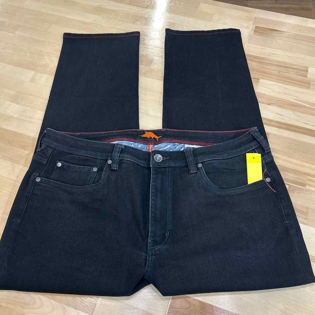 Tommy Bahama Size 38x32 Black MENS Jeans