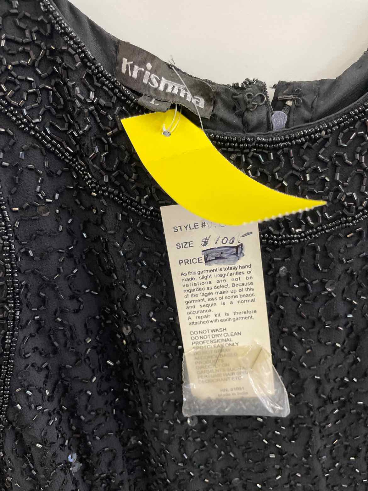 Krishma Size L Black Dress