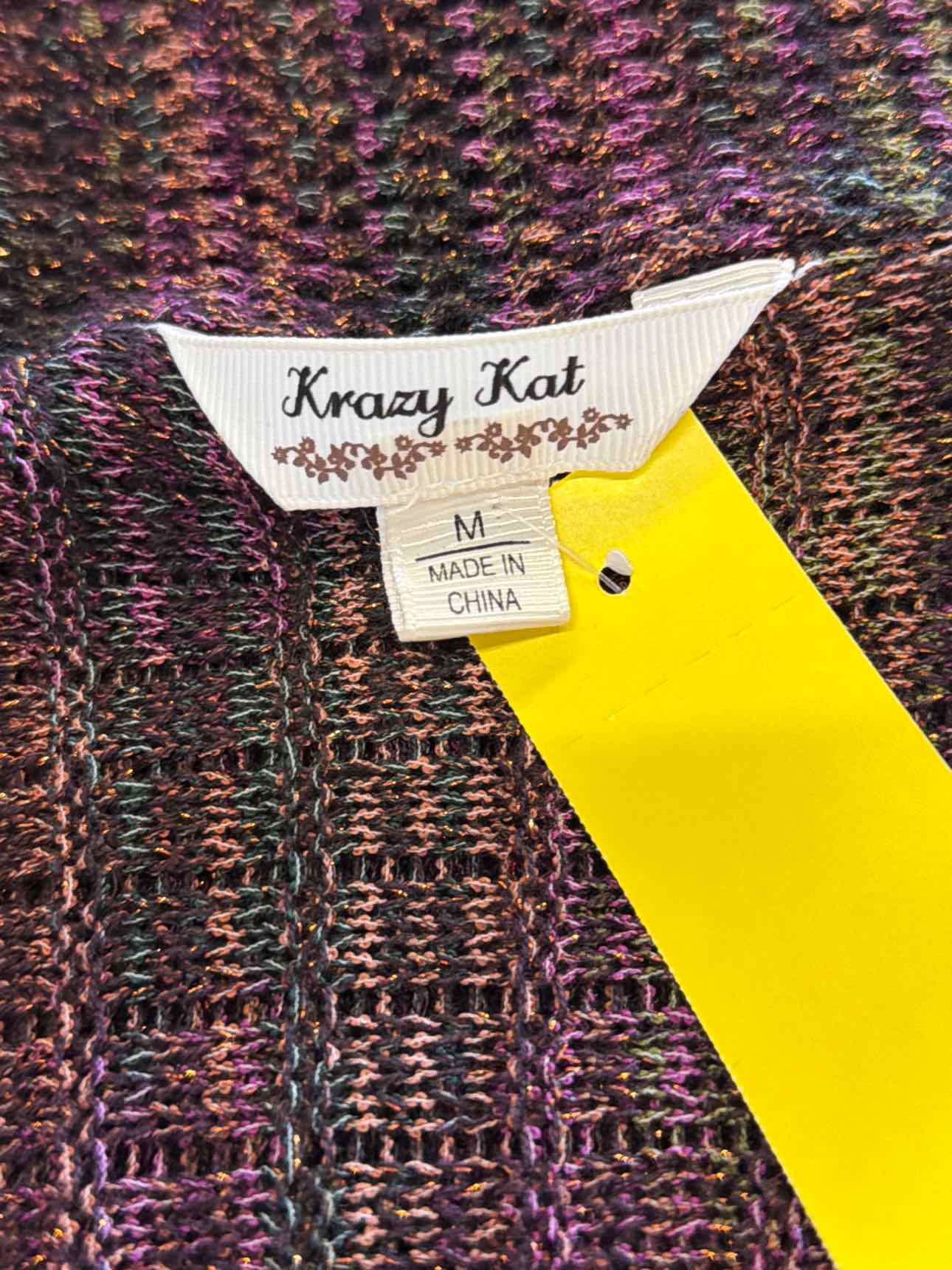 KrazyKat Size M Purple Duster