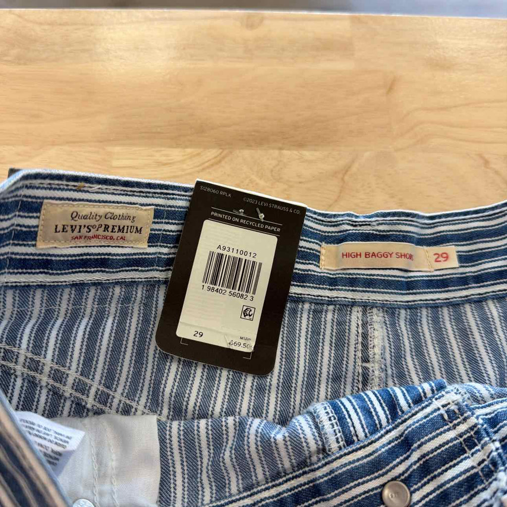 Levi's Women Size 29 Blue New Shorts