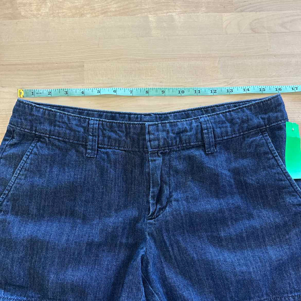 Gap Women Size 8 Navy Denim Preloved Shorts