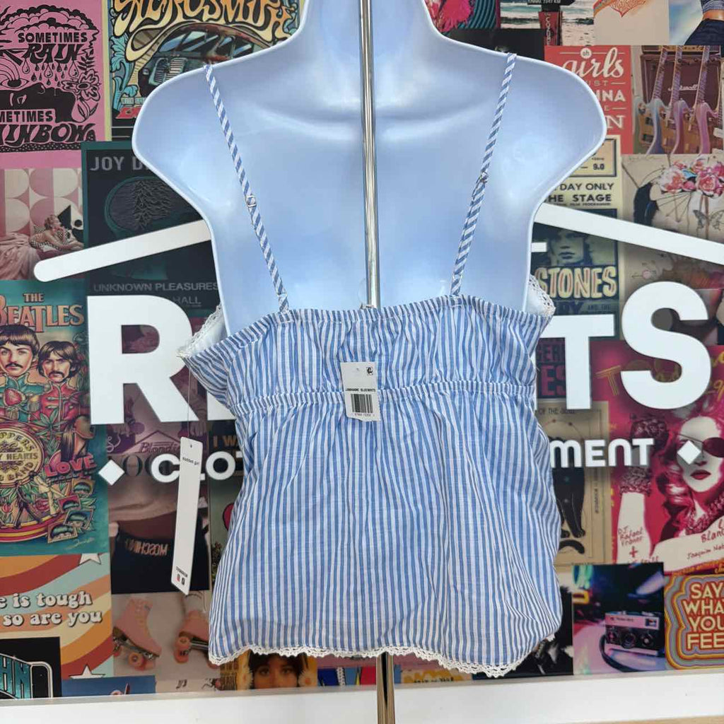Madden Girl Size M Cotton Babydoll Top