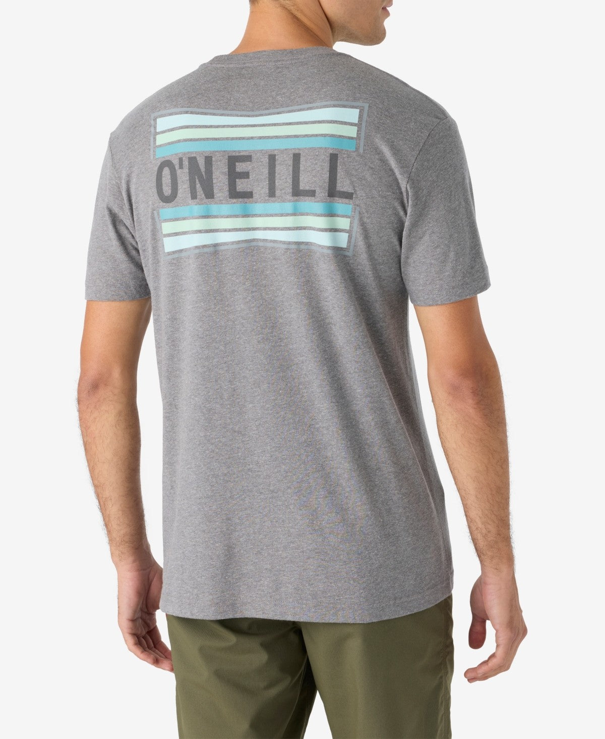 O'Neill Men's Working Stiff Graphic Tees - Heather Grey