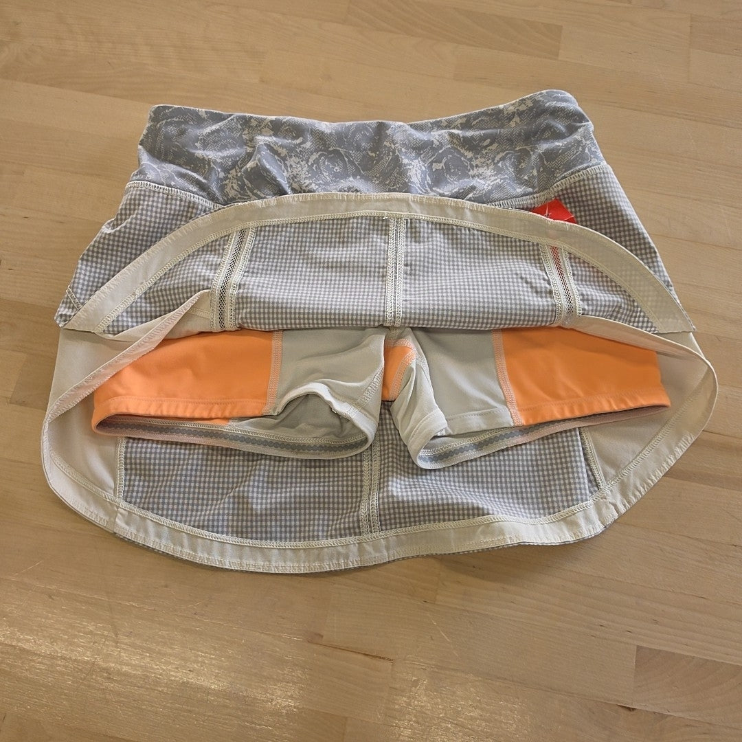 LuluLemon Size 4 Gray Preloved Athletic Skort