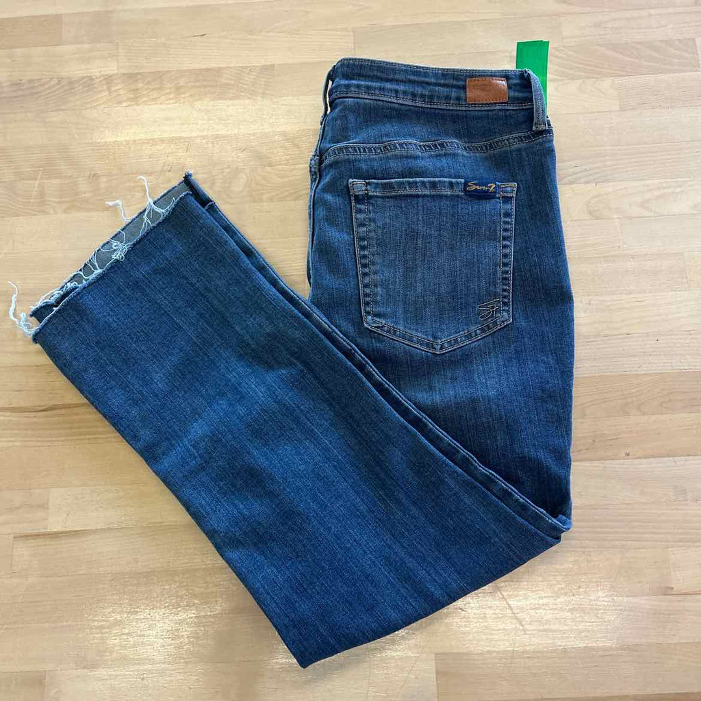 Seven 7 Size 10 Denim Preloved Jeans