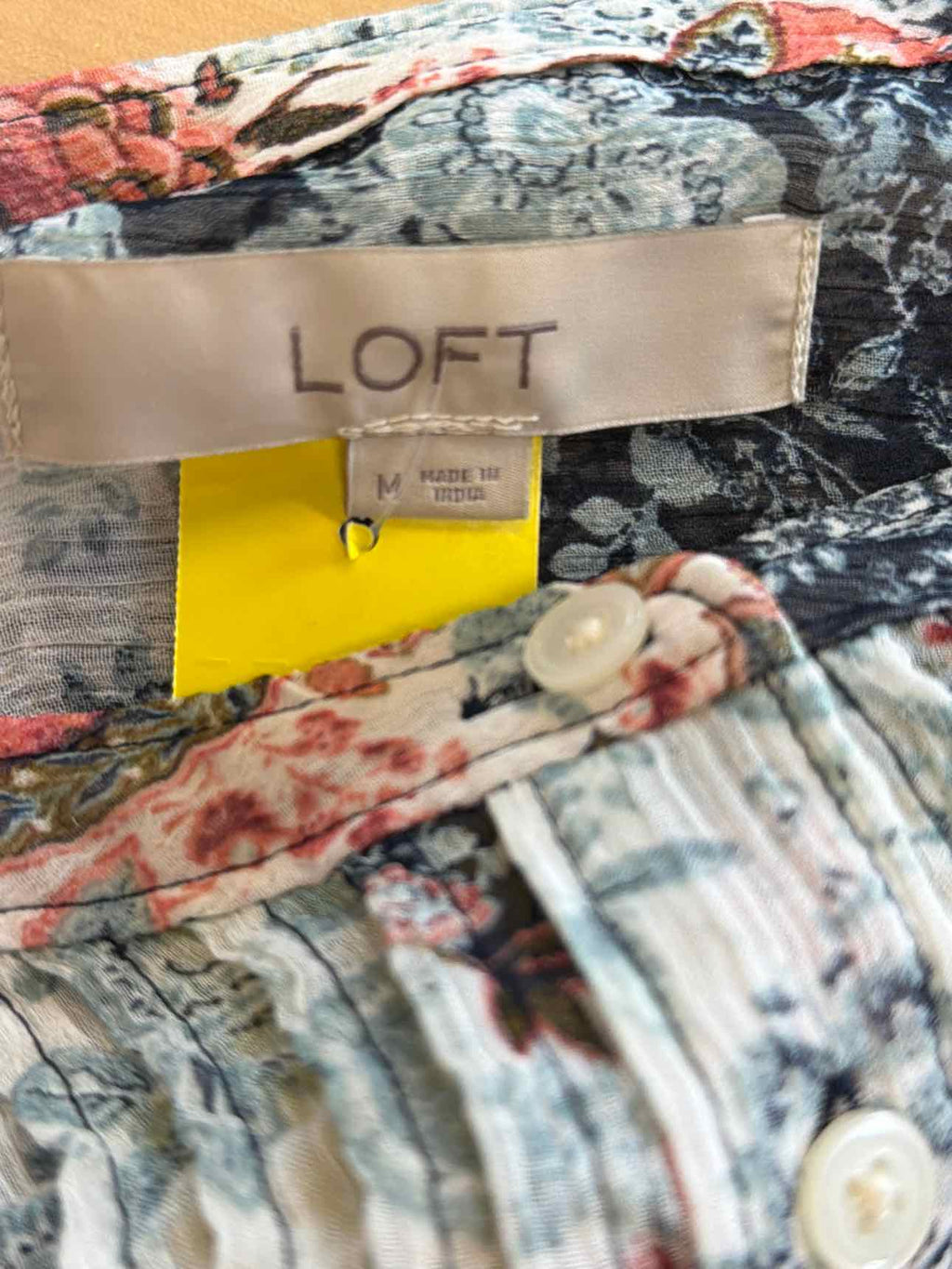 Loft Size M Blue Blouse