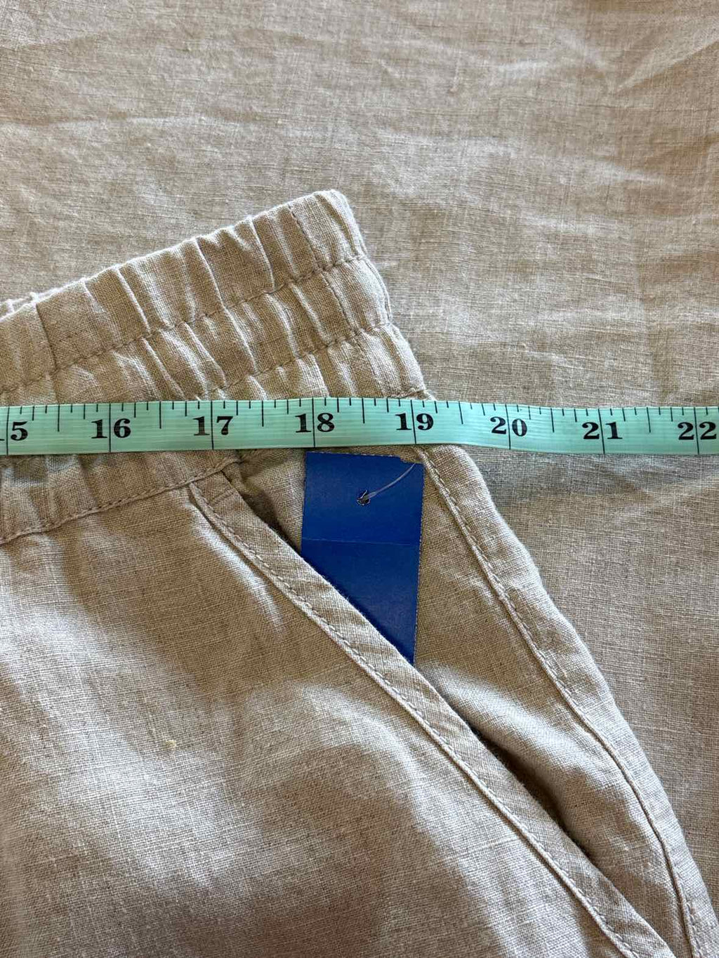 Tommy Bahama Size XL Beige Linen Preloved Pants