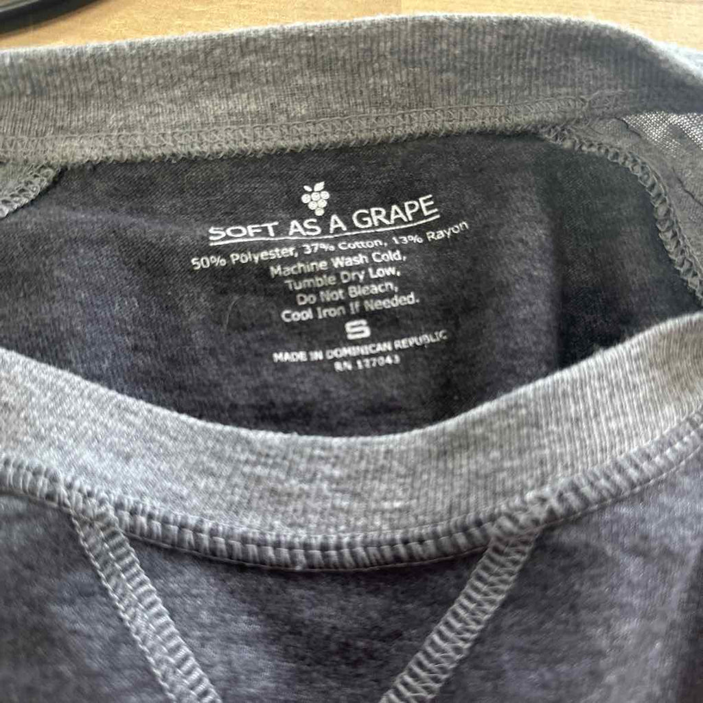 soft as a grape Size S Gray Longsleeve