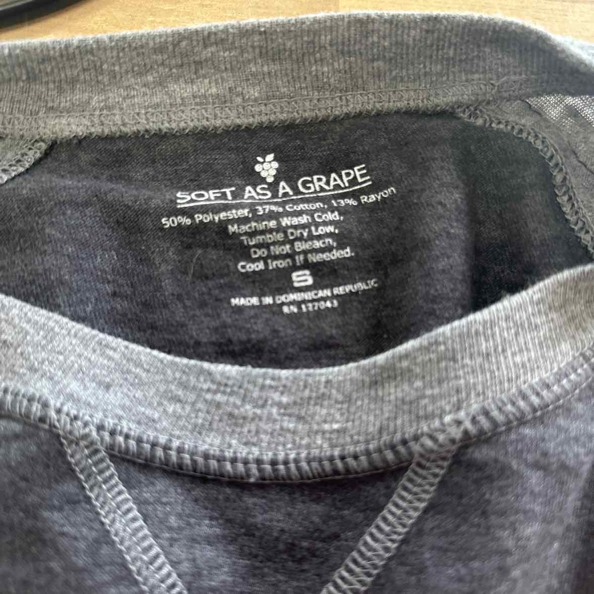 soft as a grape Size S Gray Longsleeve
