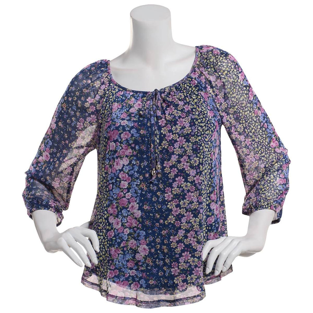 BCX Size S Purple New Blouse LS