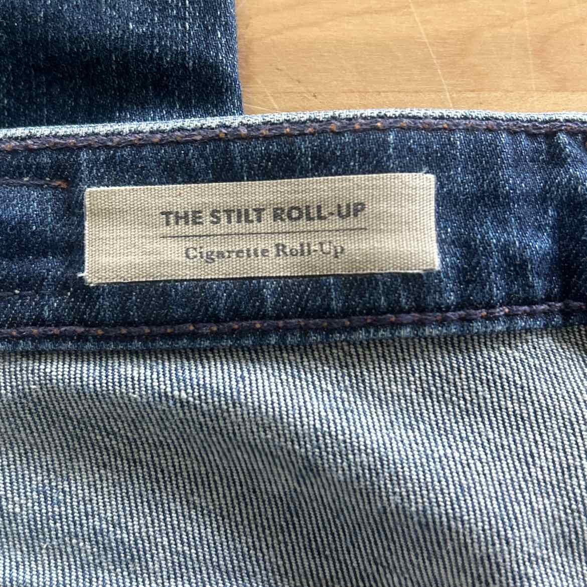 Adriano Goldschmied The Stilt Roll-Up  Size 25 Blue Denim Preloved Jeans