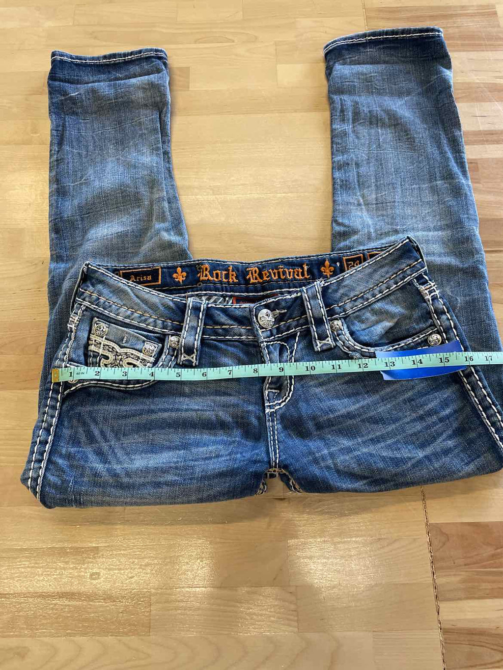 Rock Revival Size 24 Blue Jeans