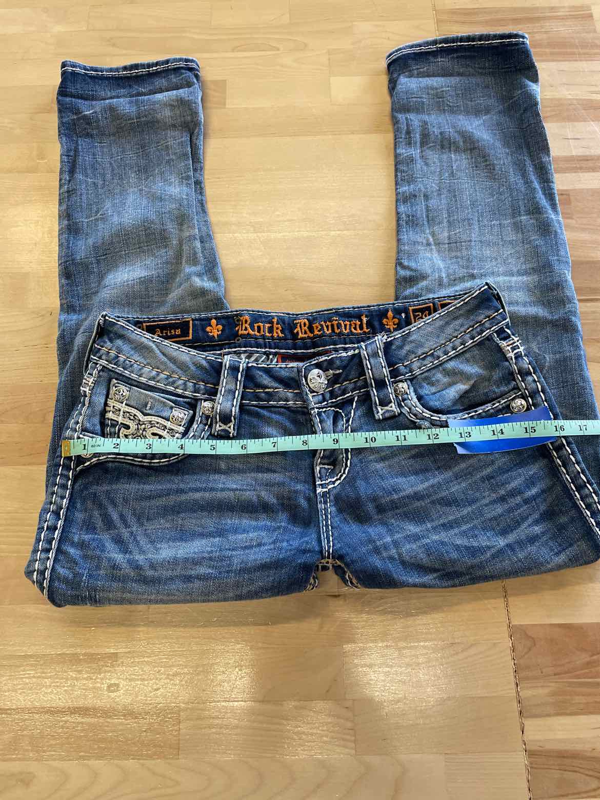 Rock Revival Size 24 Blue Jeans