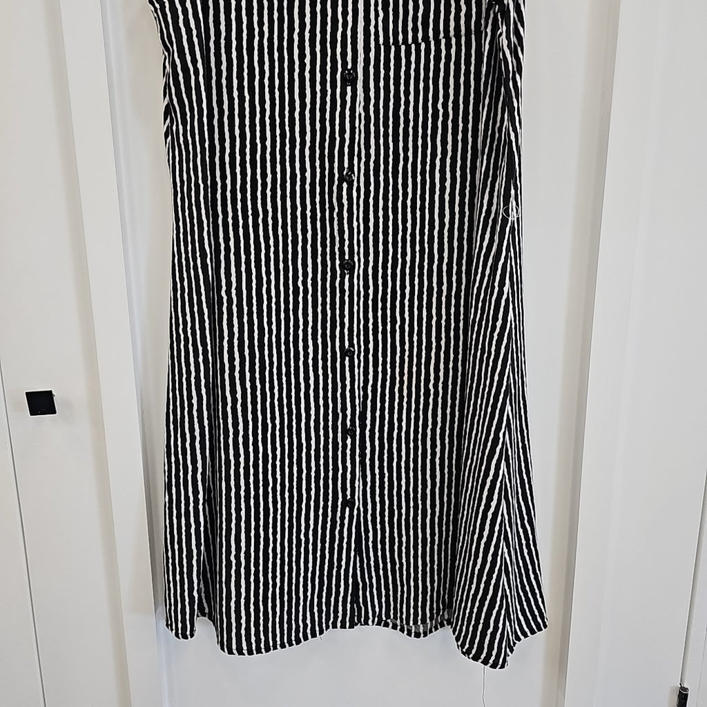 J For Justify Size 2X Black White Dress