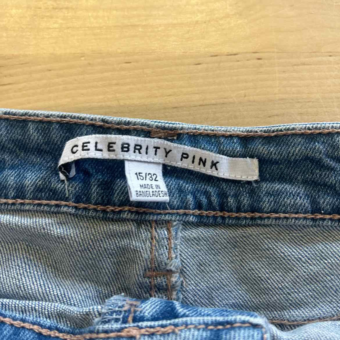 Celebrity Pink Juniors' Mid-Rise Fringe-Cuff Shorts - Temecula - 15