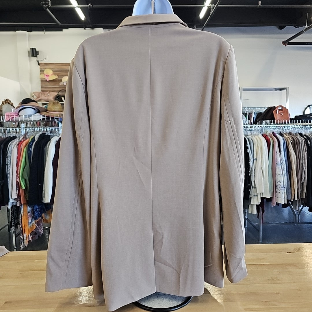 Aqua Size L Tan Blazer